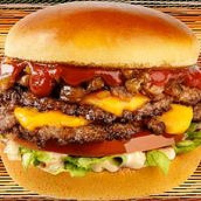 Double Burger Sandwich